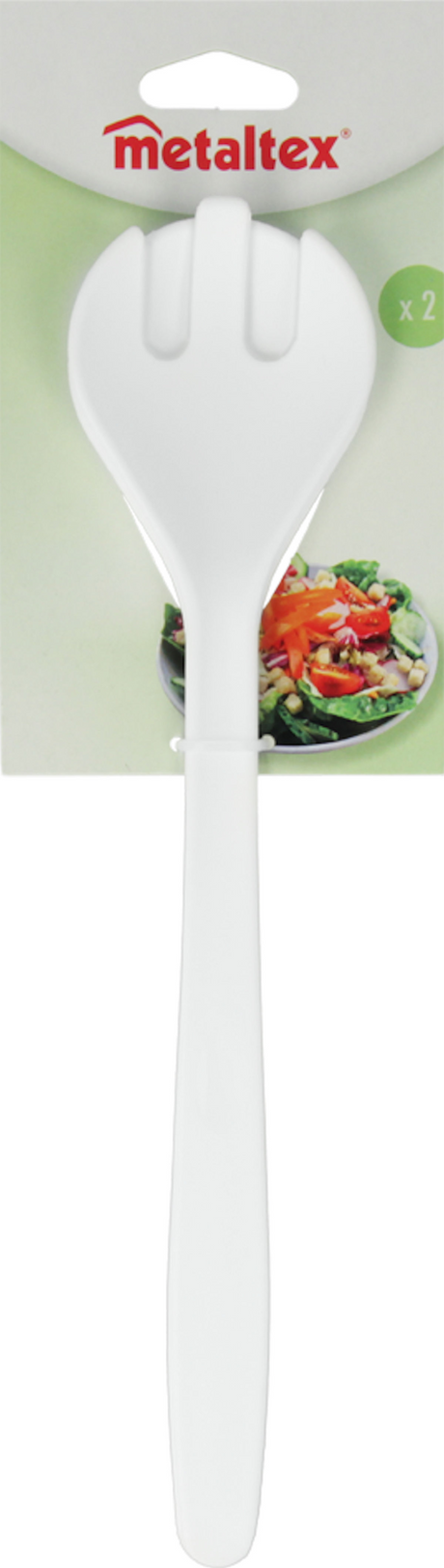 Couverts à salade en plastique 27,5 cm | 6 pièces