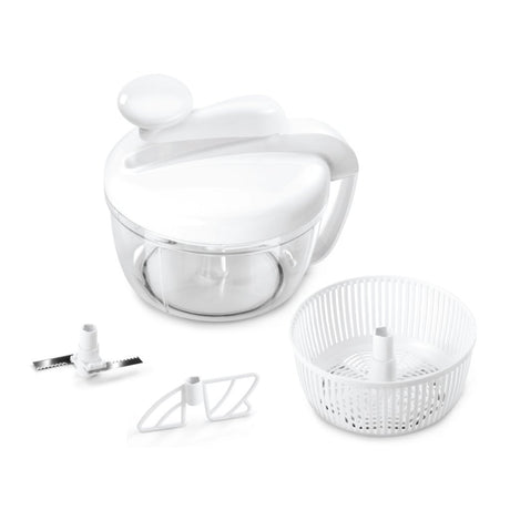 Aiders de cuisine Metaltex TopEdo Slacentrifuge blanc transparent