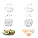 Aiders de cuisine Metaltex TopEdo Slacentrifuge blanc transparent
