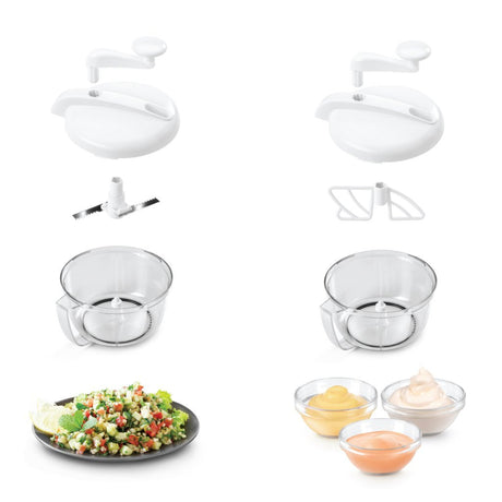 Aiders de cuisine Metaltex TopEdo Slacentrifuge blanc transparent