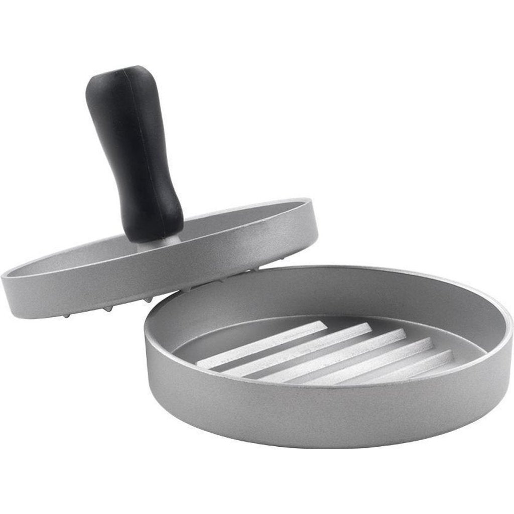 Metaltex metaltex kitchen helpers hamburgerpers 11.5 cm staal zwart