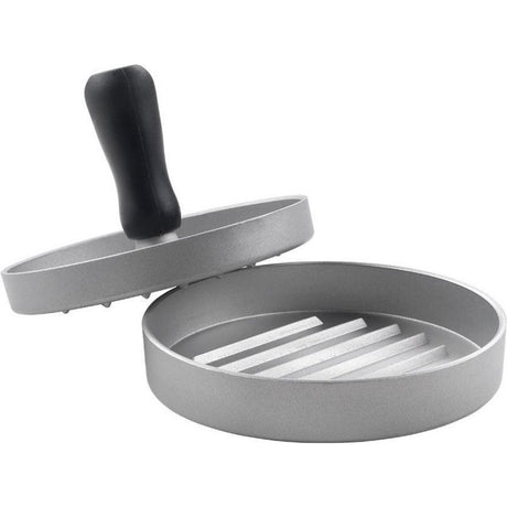 Metaltex ustensiles de cuisine presse à hamburger 11,5 cm acier noir