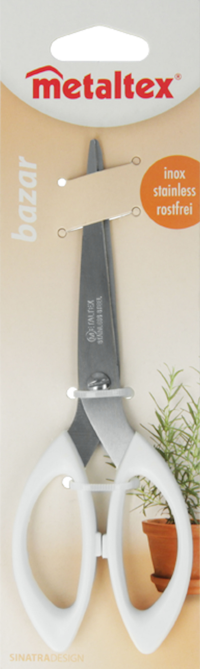 Metaltex bazar huishoudschaar 17cm