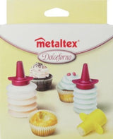 Metaltex set de décoration dolceforno 9 x 7 cm transparent
