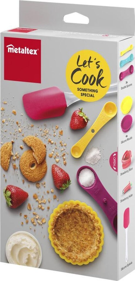 Set à gâteaux et tartes Metaltex pour réaliser tartes et pâtisseries
