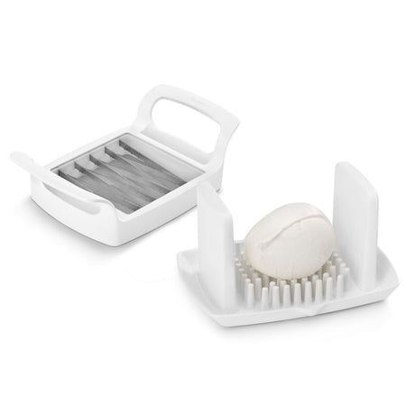 Metaltex ustensiles de cuisine slicy blanc en acier inoxydable
