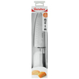 Metaltex Asia Couteau Santoku 30 cm acier inoxydable noir