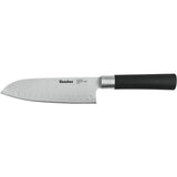Metaltex Asia Couteau Santoku 30 cm acier inoxydable noir