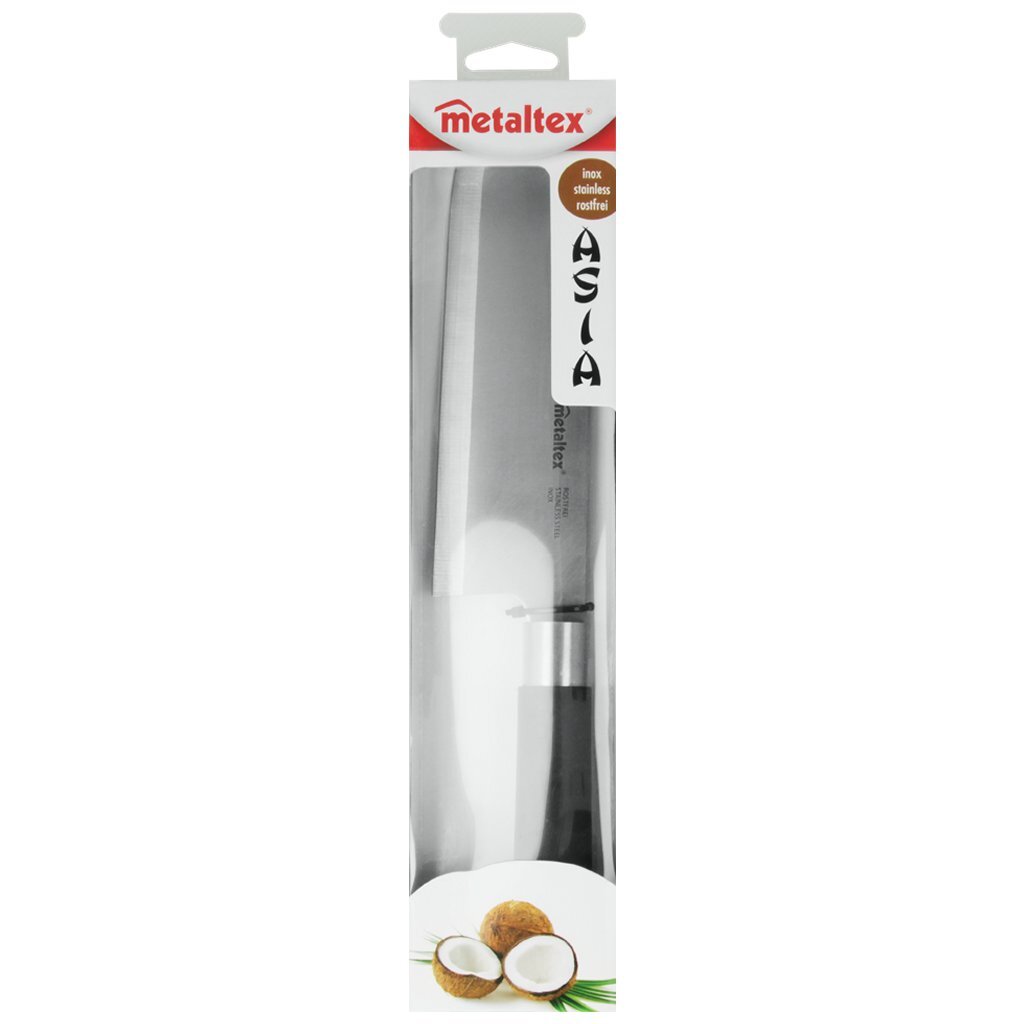 Metaltex Asia couteau usuba 31 cm acier inoxydable noir