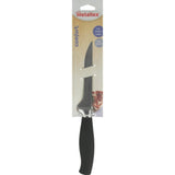 Metaltex Comfort Meat Knife de 28 cm de acero inoxidable negro