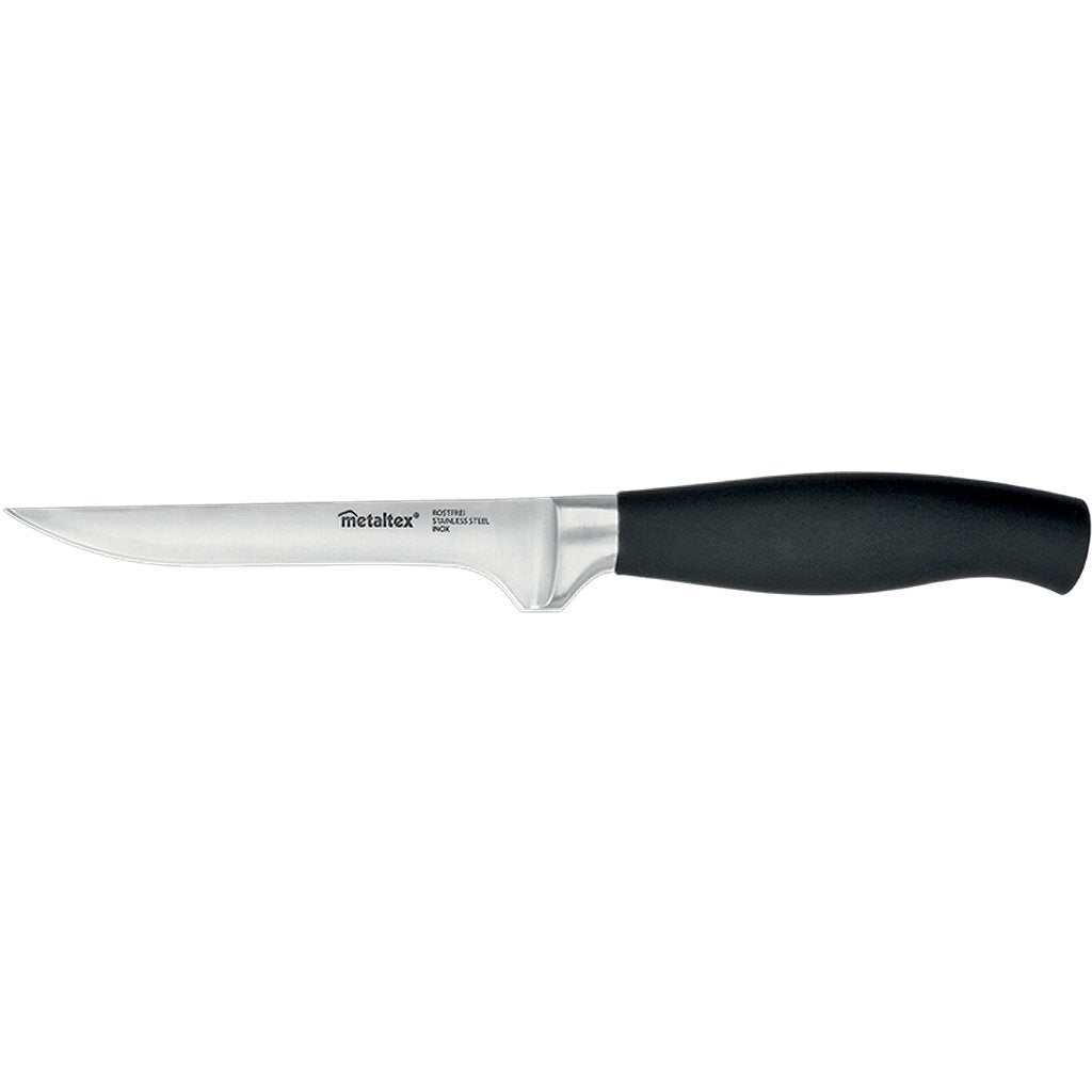Metaltex couteau à découper confort 28 cm acier inoxydable noir