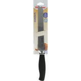 Metaltex couteau à pain confort 33 cm acier inoxydable noir