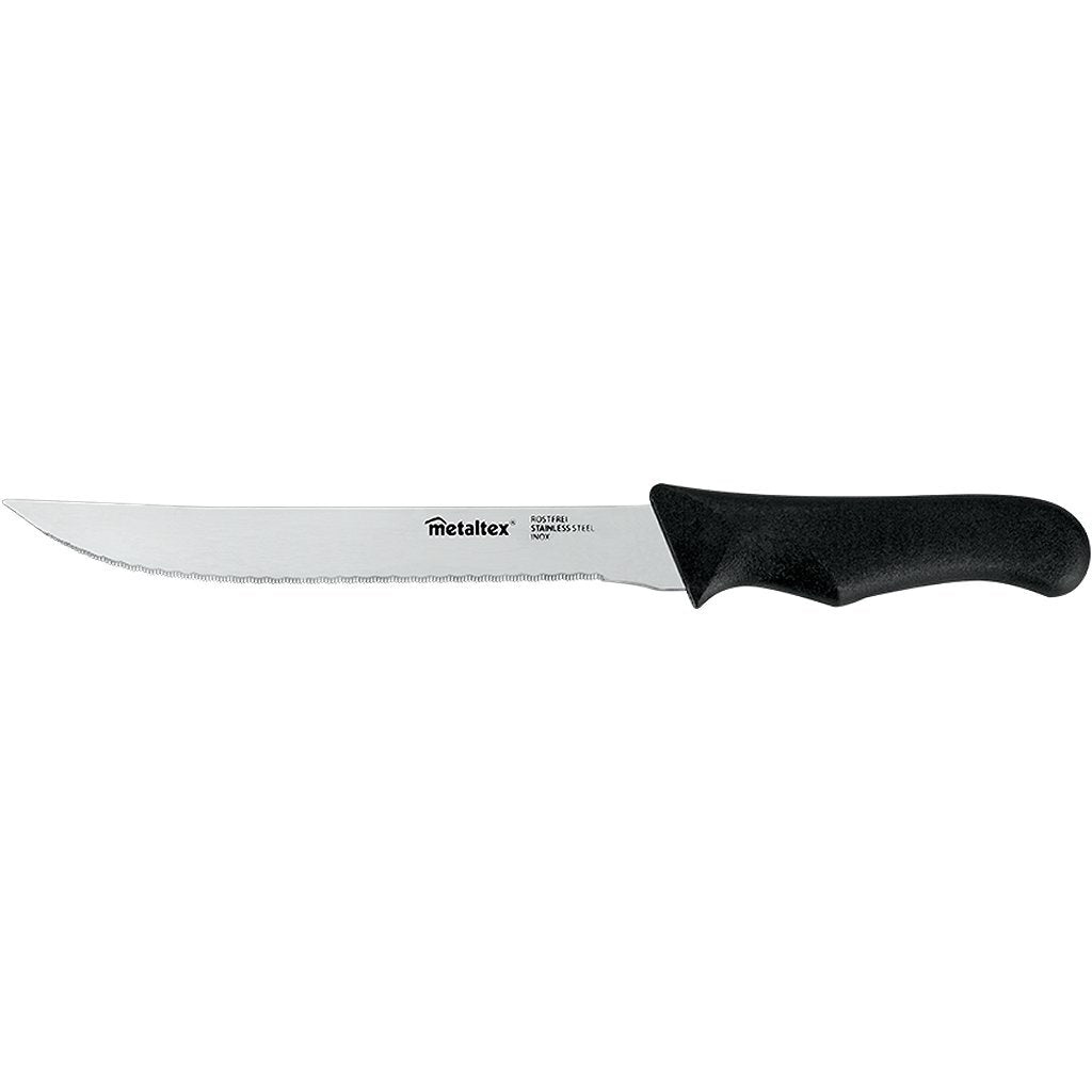 Couteau à filet Metaltex line 31 cm acier inoxydable noir