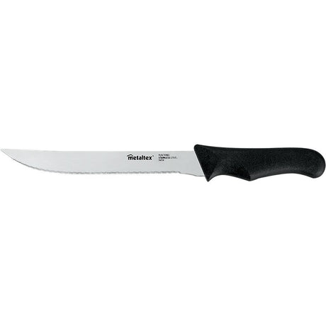 Couteau à filet Metaltex line 31 cm acier inoxydable noir