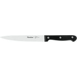 Metaltex couteau de chef universel professionnel 28 cm acier inoxydable noir