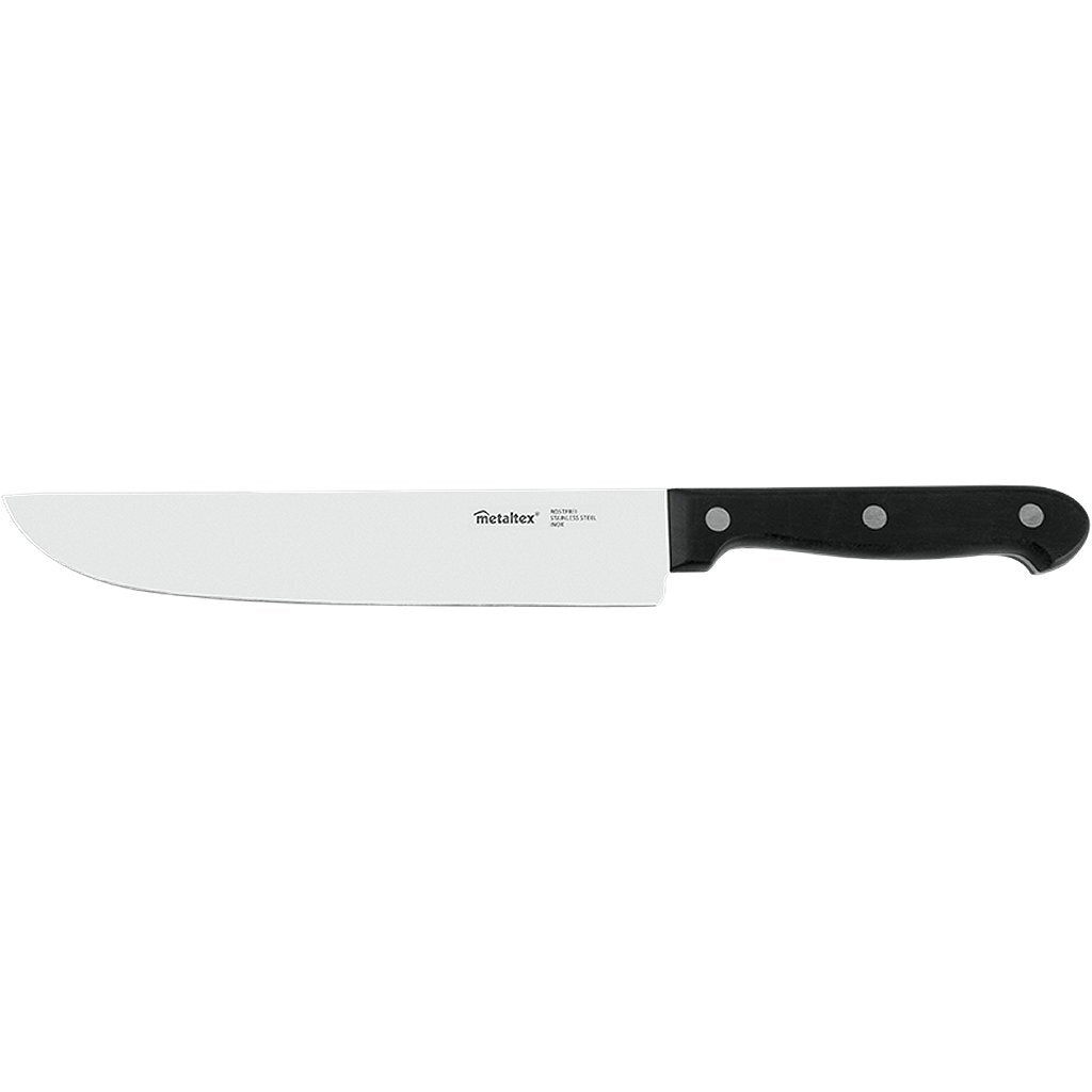 Chefs profesionales de metaltex 31 cm de acero inoxidable negro