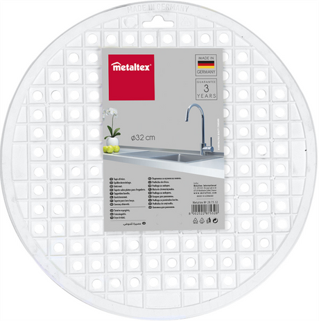 Tapis d'évier Metaltex rond Ø32cm