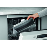 Metaltex clean tex poubelle à poser 35x16x13 cm gris