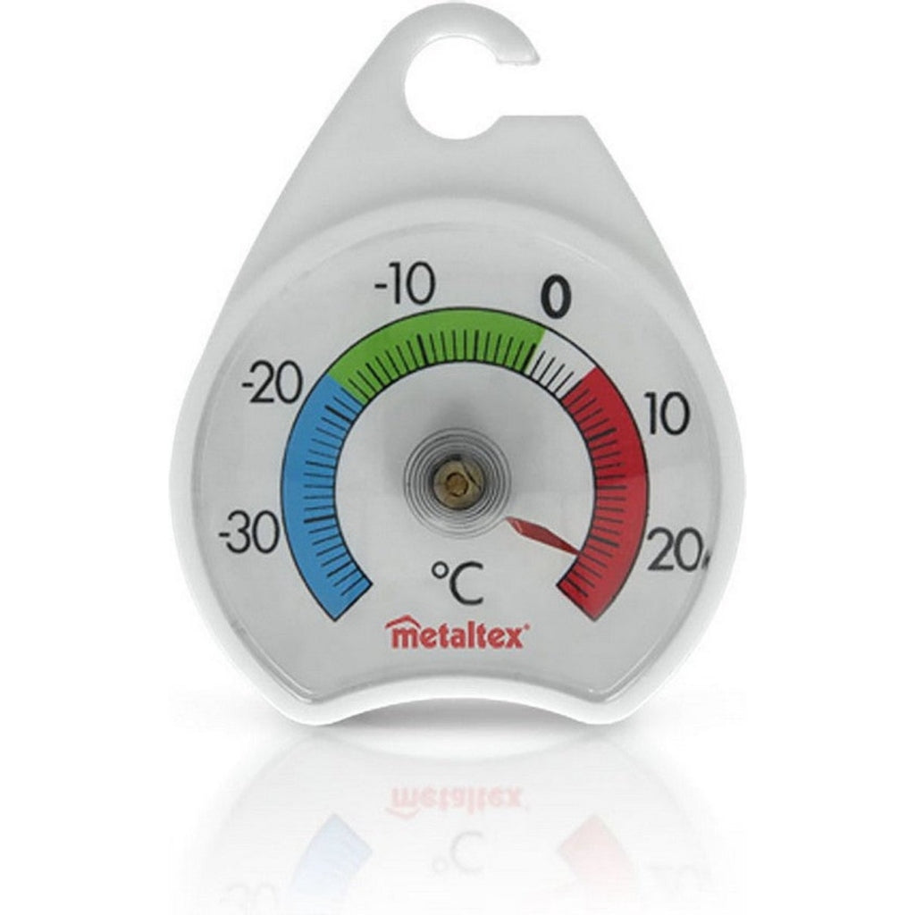 Thermomètre de congélateur à métaltex blanc