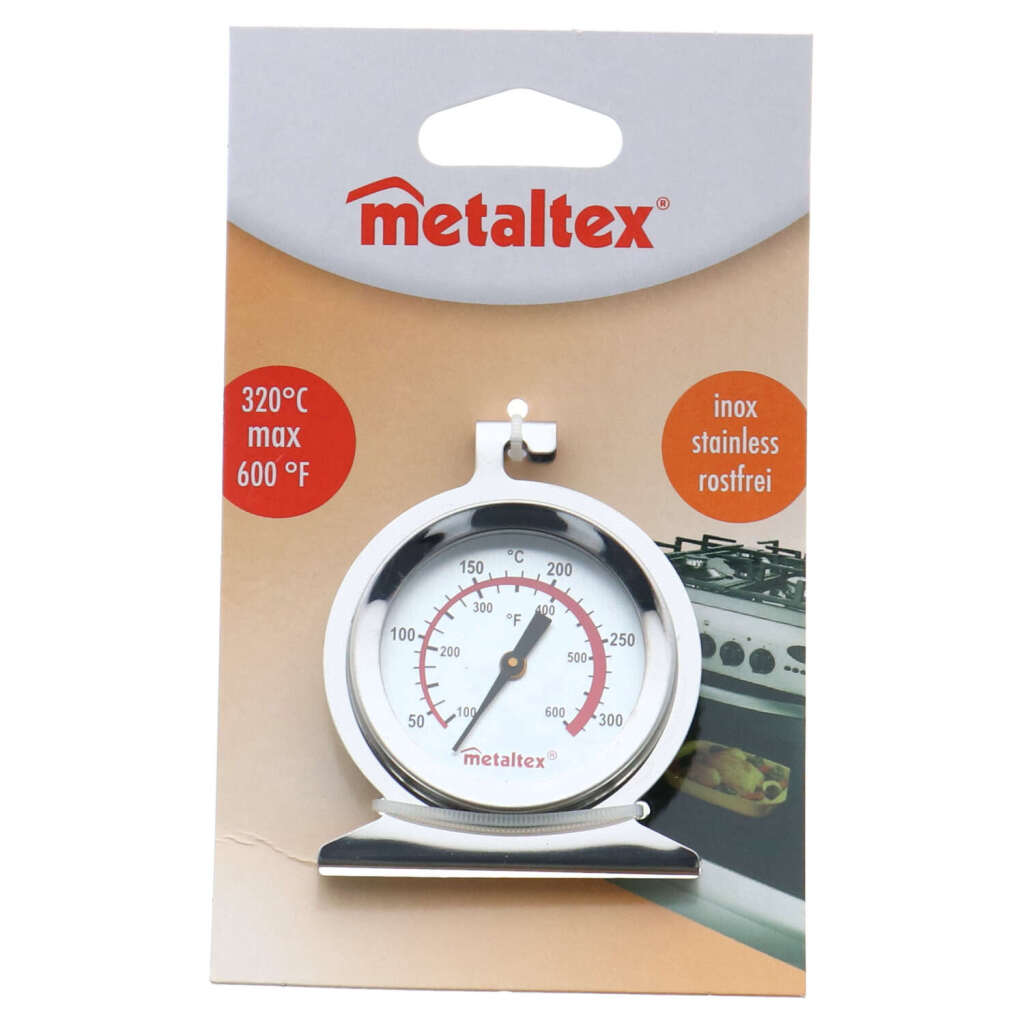 Metaltex oven thermometer 6 cm stainless steel