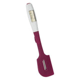Spatule Metaltex Dolceforno avec thermomètre de cuisson silicone violet blanc