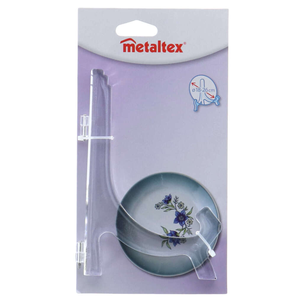 Mistoratex Schëld Halter 18-26 cm transparent