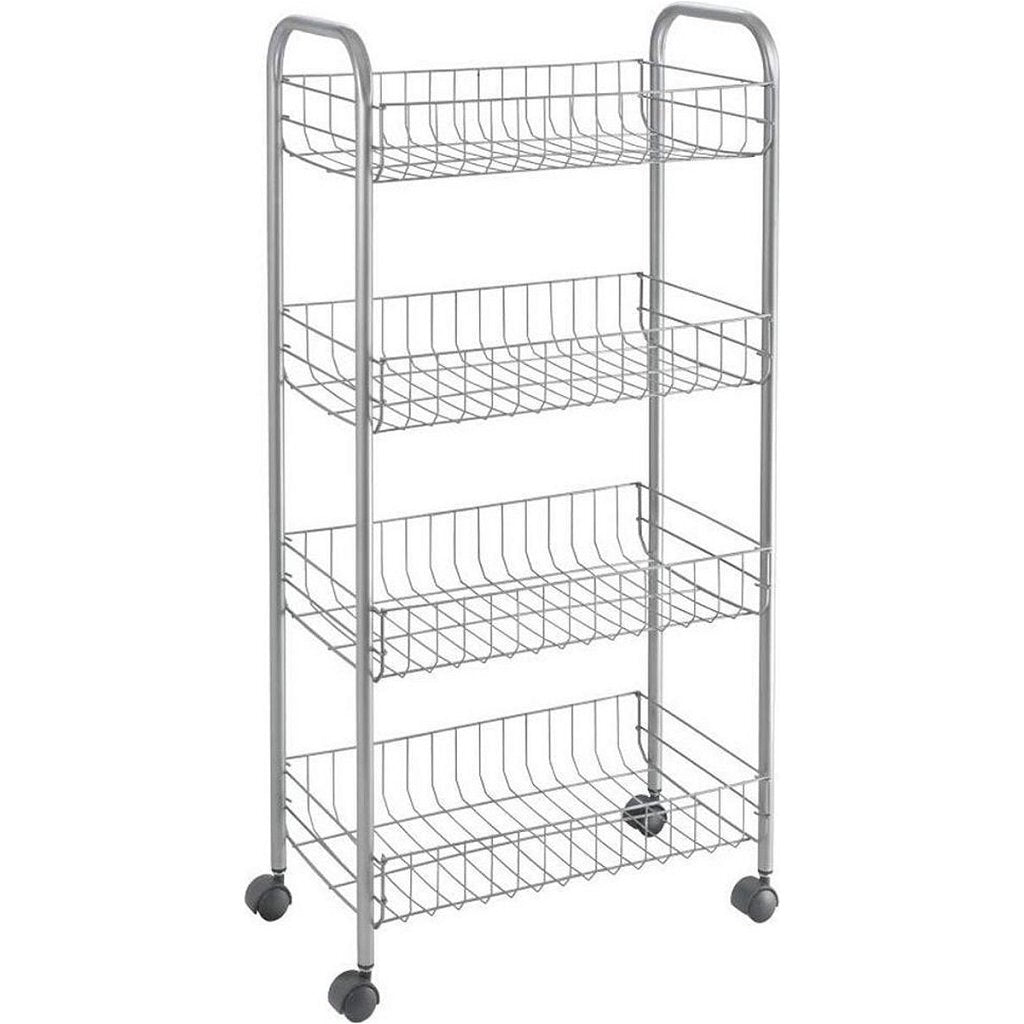 Metaltex Kitchen Koupetion Storage Trolley Ascona 41x23x84 cm kola