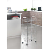 Metaltex chariot de rangement ascona gris