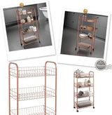 Metaltex Metaltex Trolley Cabinet Asca 84x41CM Stol Copper