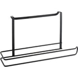 Metaltex galileo porte-rouleau de cuisine 34x10x18 cm noir