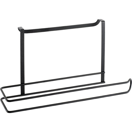 Metaltex galileo porte-rouleau de cuisine 34x10x18 cm noir