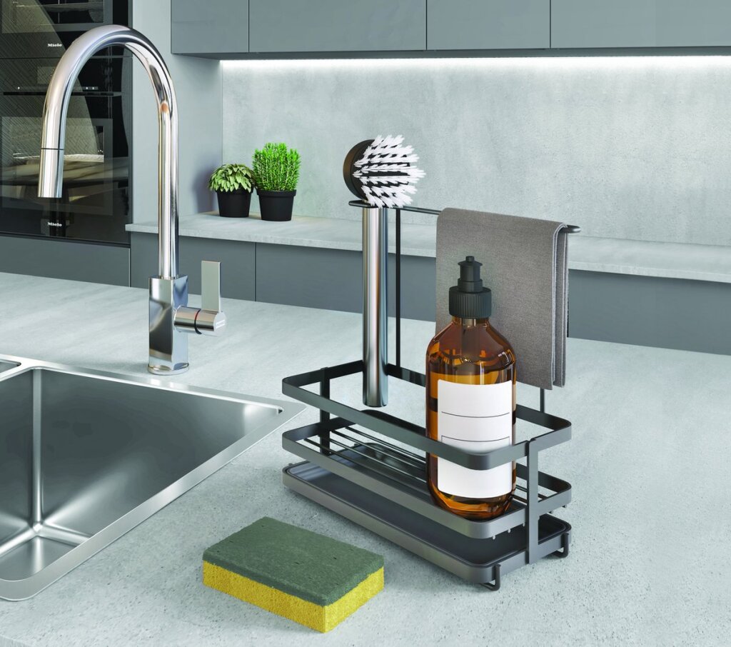 Tomado-metaltex tokyo line organiseur lave touchtherm noir