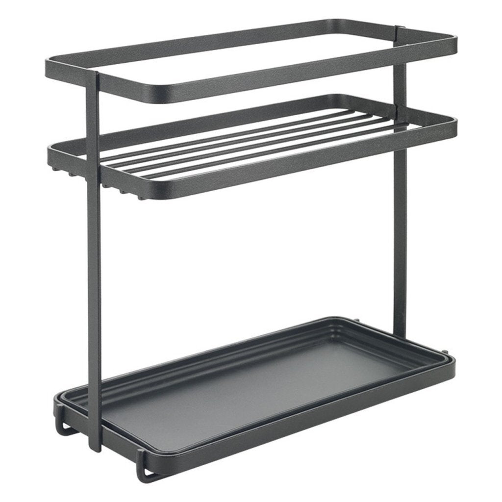 Metaltex Kräuter Rack 2 Böden 23x11x22 cm Black Metall