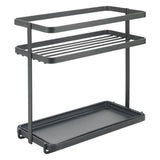 Metaltex Herb Rack 2 pisos 23x11x22 cm de black metal