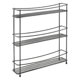 Metaltex Kumino Herb Rack 3 étages Matt Black Metal