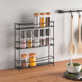 Metaltex Kumino Herb Rack 3 étages Matt Black Metal