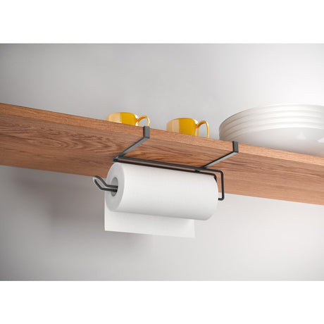Metaltex porte-rouleau de cuisine 35x18x10 cm noir