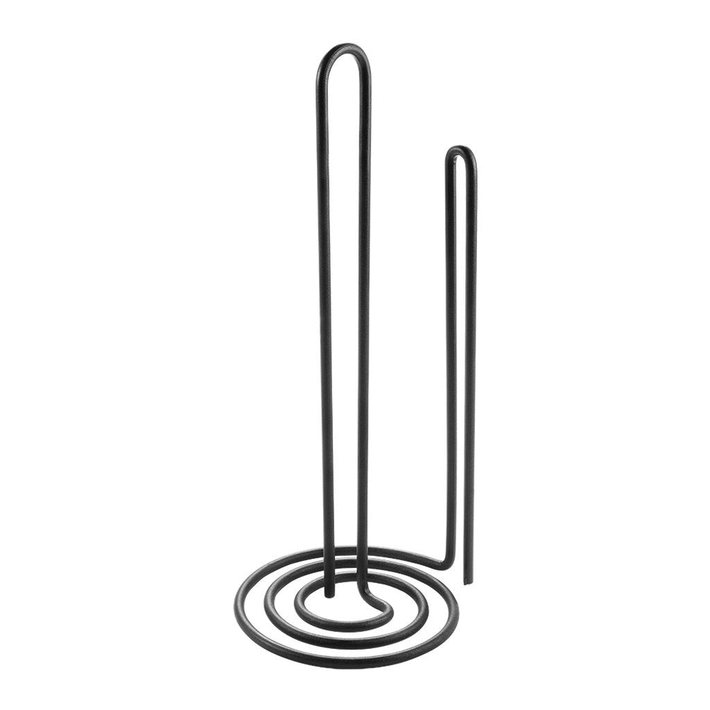 Metaltex porte-rouleau de cuisine 15x32 cm noir