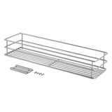 Metaltex metaltex kitchen schuifbaar mandje 12x42x7 cm zilver