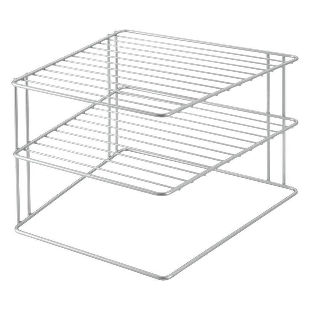 MetalTex Space Line Signal Rack 2 våningar 25x25x19 cm silver