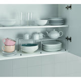 Rack extensible Metaltex 24x15x33 57 cm argent