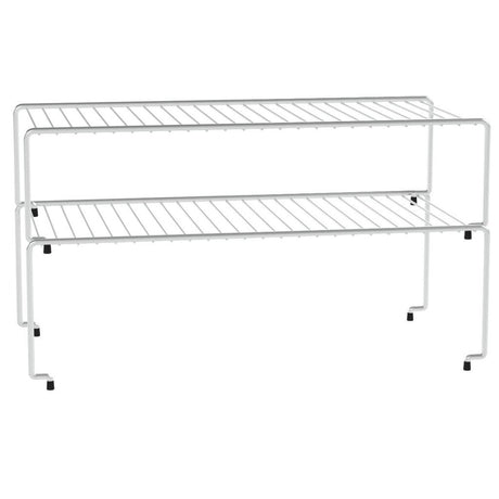 Metaltex sky space gagnant 2 étages 47x23x26 cm argent