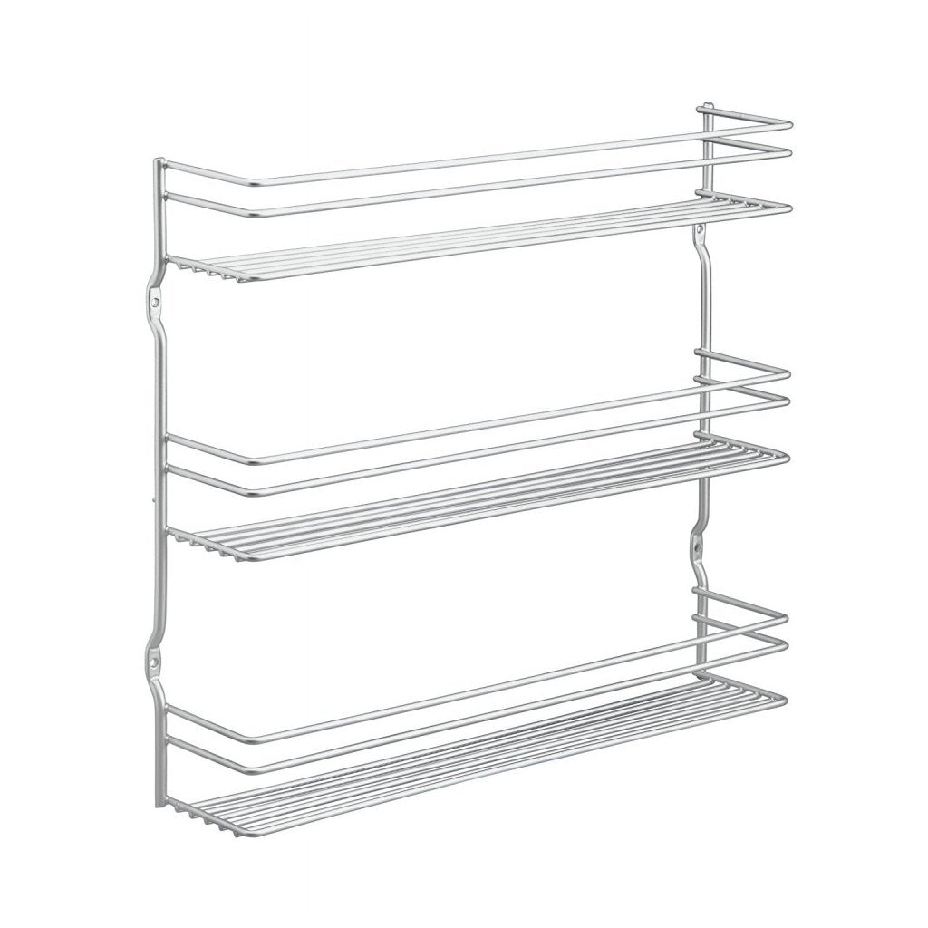 Metaltex metaltex space saver kitchen pepito kruidenrek 3 etages 36x32x8 cm zilver