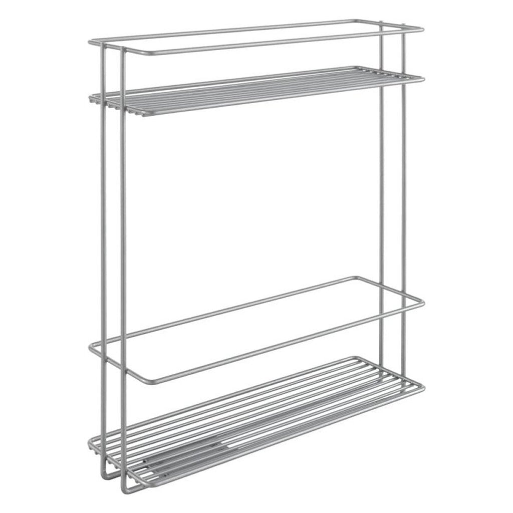 Metaltex space saver smart kitchen uitschuifbaar gootsteenkastrekje 11x38x34 cm zilver