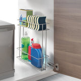 Metaltex Space Saver Smart Kitchen extensible d'évier en armoire 11x38x34 cm argent