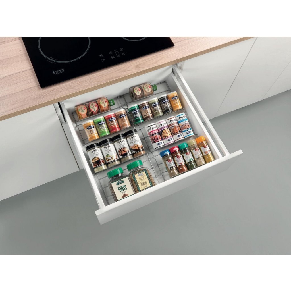 Metaltex smart kitchen verschuifbaar kruidenrek 26 51x47x3 cm zilver