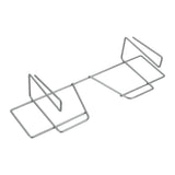 Metaltex support de film alimentaire 33x12x9 cm argent