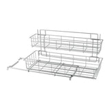 Metaltex Metaltex Rack de stockage extensible 20x58x28 cm argent