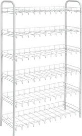 Metaltex Tomado Shoe 6 Rack de chaussures blanc 64x23x104 cm 6 étages