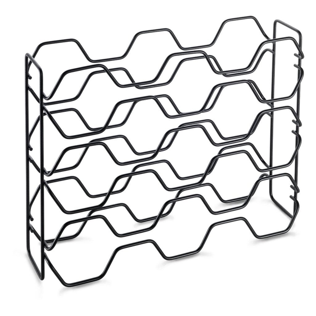 Metaltex Wijnrek Hexagon pro 15 lahví 43x12x34 černé